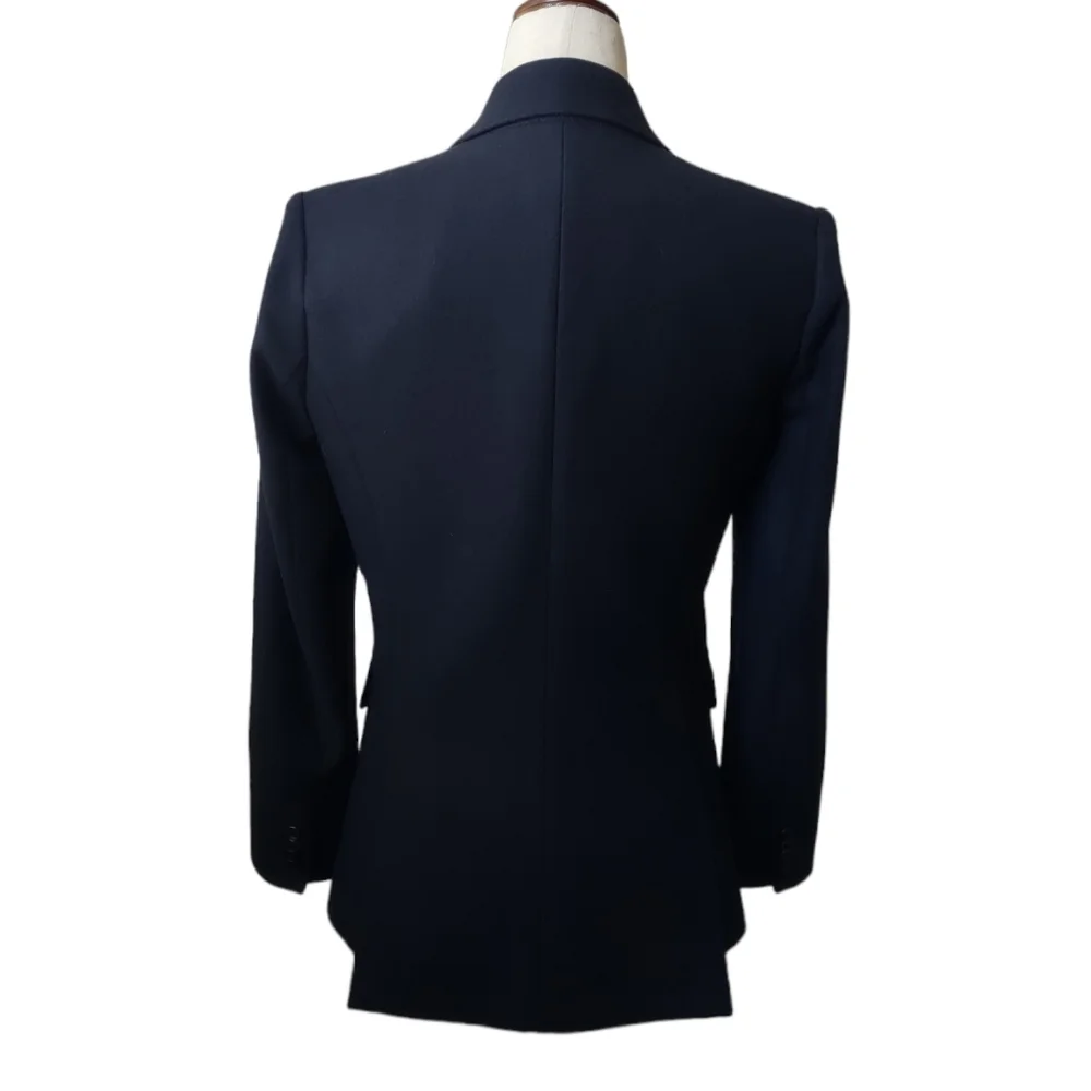 Veronica Beard 2 the "Classic Dickey Jacket" wool navy blue core - Picture 7 of 13